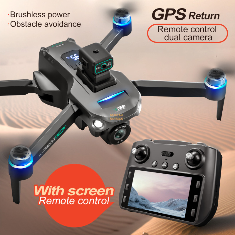 Drone Aerial Photography - 8K double caméra 5G WIFI FPV