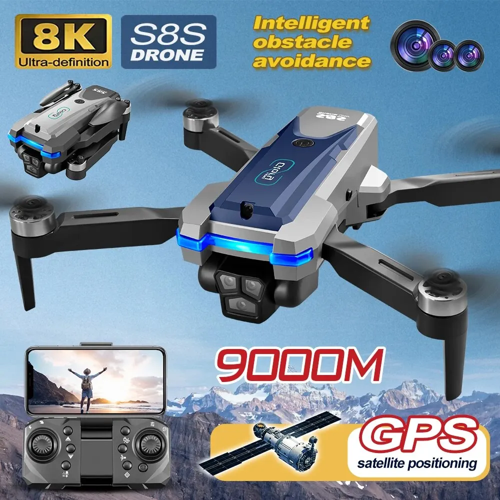 Drone Aerial Photography - Drone GPS S8S 5G Wifi 8K