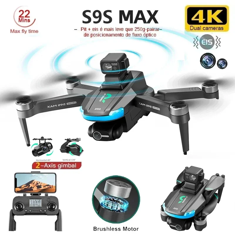 Nouveau S9S MAX MINI Drone 4K  - Drone Video Production avis et prix