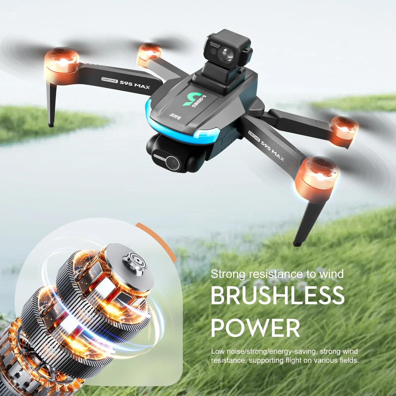Nouveau S9S MAX MINI Drone 4K  - Drone Video Production avis et prix