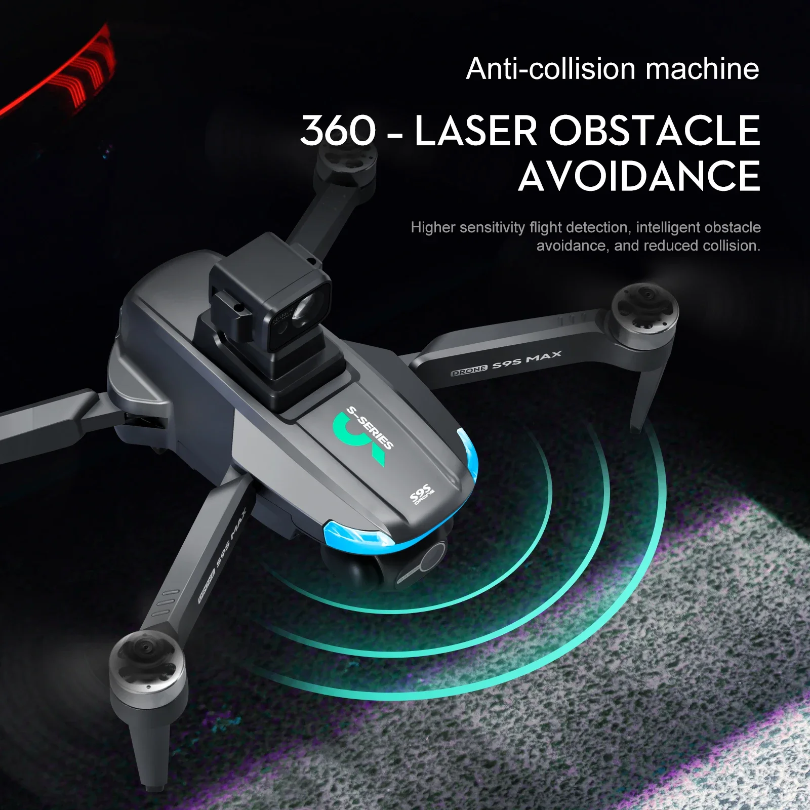 Nouveau S9S MAX MINI Drone 4K  - Drone Video Production avis et prix