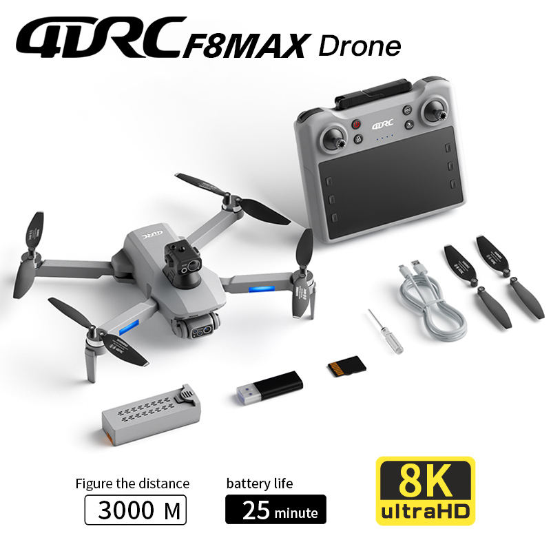 Drone GPS F8 MAX, caméra profe - Drone Mapping avis et prix